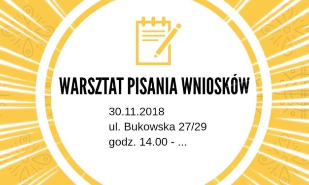 Warsztat Pisania Wniosków