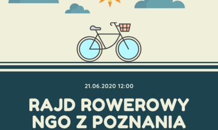 NGO-sowy rajd rowerowy i piknik nad Wartą 21.06.2020 r.